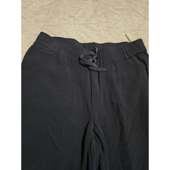 Kate Spade Live Colorfully Capri Pants Minimalist Black Tapered Trousers 00 - Picture 2 of 6